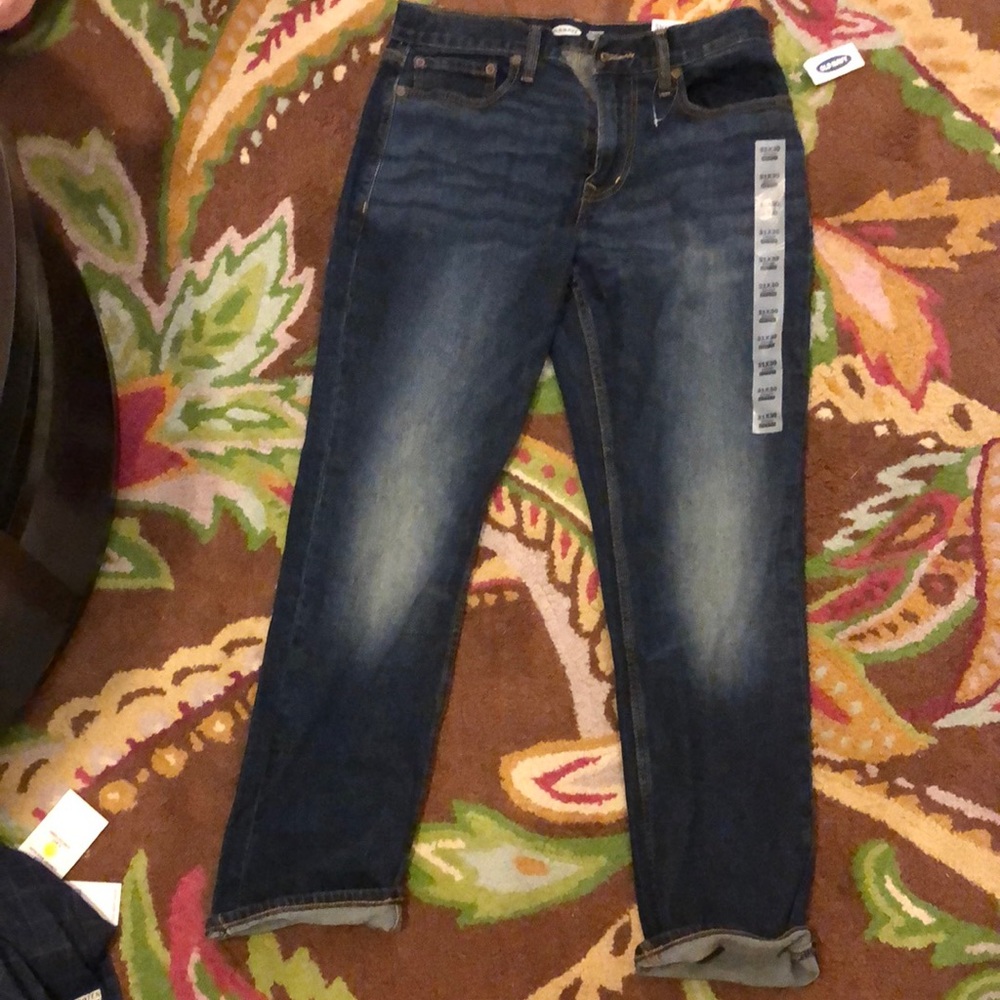 Straight Blue Jeans from old navy.